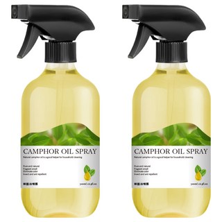 QUNDO 康朵 大容量樟腦油噴霧 500ml, 2個, 1個裝
