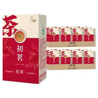 波蜜 靠茶 初茗紅茶, 250ml, 48入