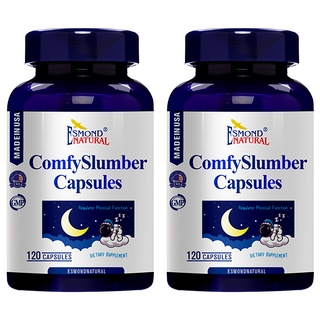 Esmond Natural 愛司盟 舒鎂夜眠膠囊 幫助入睡 舒緩壓力, 120顆, 2罐