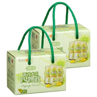 順天本草 新青木瓜四物飲禮盒 Papaya Essence, 6瓶, 100ml, 2盒