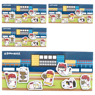 黃阿瑪的後宮生活 後宮運動會造型磁鐵 棒球, 4個