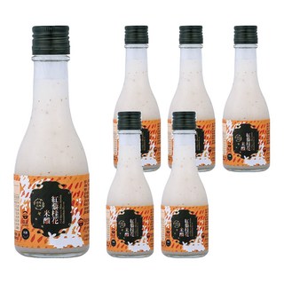 菇王 紅藜桂花米釀 200ml，嚴選台灣紅藜與圓糯米製成，不含化學添加物, 6瓶