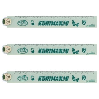 sun-star 吉伊卡哇漫畫風直尺 14cm, 栗子饅頭, 3支