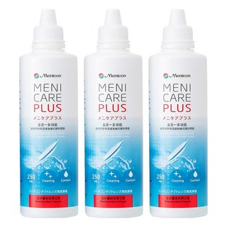 Menicon 五合一硬式隱形眼鏡清潔液, 250ml, 3瓶