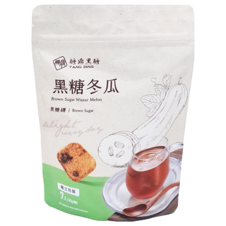 糖鼎 黑糖磚 黑糖冬瓜 30g 獨立包裝 古早風味 冷熱皆宜, 7個, 1包