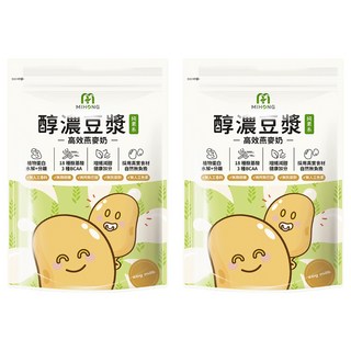 MIHONG 米鴻生醫 高效燕麥奶 醇濃豆漿, 500g, 2袋