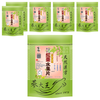 蔘大王 美妍多C四物風味紅棗水果片, 6包, 200g