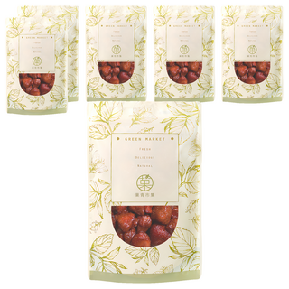 GreenMarket 菓青市集 台灣大湖草莓乾/果乾 台灣產, 230g, 6包