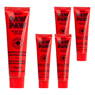 Medi Paw Paw 木瓜霜 無香 澳洲製造, 25g, 5條