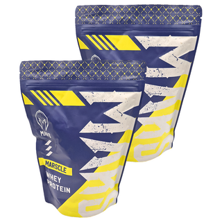 MARS 戰神 MARSCLE 濃縮乳清蛋白，每份含蛋白質 20.3 克，低脂肪，低熱量, 500g, 2包