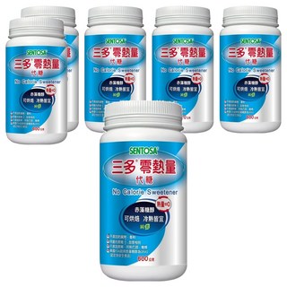 SENTOSA 三多 零熱量代糖 赤藻糖醇 冷熱皆宜 適合烘焙, 600g, 6瓶
