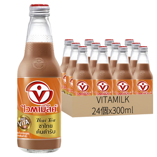 VITAMILK 豆奶 泰式奶茶口味, 24個, 300ml