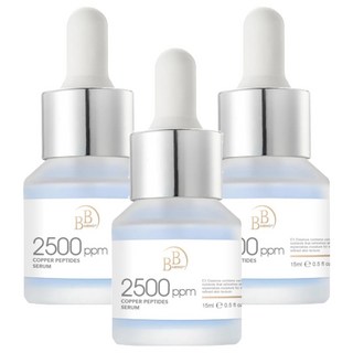 BB AMINO 科研 2500ppm藍銅胜肽緊緻精華, 15ml, 3瓶