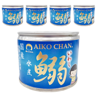 AIKO CHAN 伊藤食品 水煮沙丁魚罐 日本產, 190g, 5罐