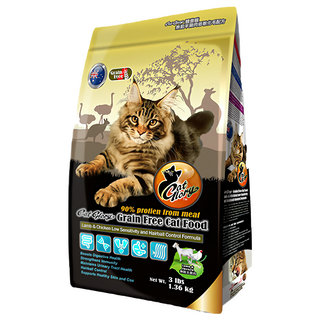Cat Glory 驕傲貓 全齡貓 低敏化毛配方 乾飼料, 無穀羊雞肉, 1.36kg, 1包