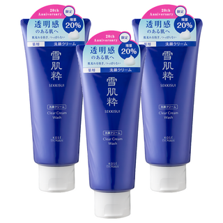 KOSE 高絲 SEKKISUI 雪肌粹 台灣公司貨 潔淨洗面乳, 144g, 3條