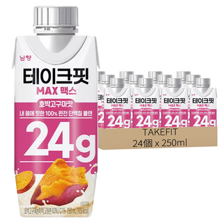 TAKEFIT MAX蛋白飲 地瓜口味, 250ml, 24個