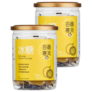 蜜思朵 冰糖百香寒天, 鮮黃飽滿百香果肉, Q彈寒天綻放味蕾, 果韻酸甜奔放, 204g, 2罐
