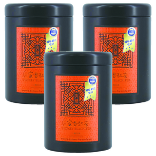 大藝好茶 頂級蜜香紅茶, 天然風味, 蜜甘柔順、紅寶石色茶湯, 完全發酵, 20g x 1罐, 3罐