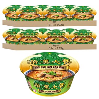 統一 滿漢大餐 蔥燒豬肉麵 193g, 12入