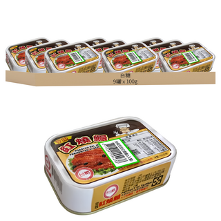 台糖 豆豉紅燒鰻魚, 100g, 9罐