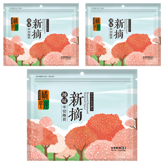 橘平屋 新摘海苔 (辣味) 營養休閒零嘴 獨家調味配方及精緻烘烤, 26g, 3包