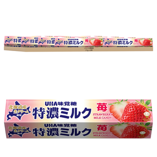 UHA 味覺糖 特濃牛奶條糖 北海道鮮奶油 香醇濃郁, 37g, 8條