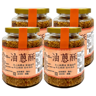 池上鄉農會 油蔥酥 (410g/罐) - 古法精煉 佐味極品 家常菜輕鬆提味, 4罐