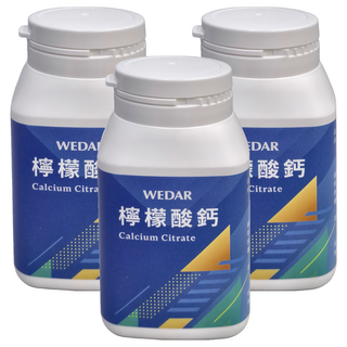 WEDAR 薇達 檸檬酸鈣 錠劑, 150顆, 0.75g, 3個