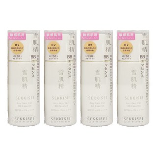 KOSE 雪肌精 漾活舒敏空氣薄紗BB精華 02 自然膚色, 30ml, 4瓶