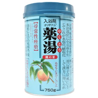 ORIGINAL 第一品牌 藥湯漢方入浴劑 桃葉, 750g, 舒緩身心, 1罐
