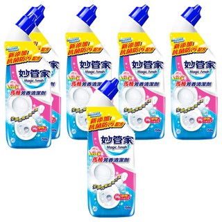 Magic Amah 妙管家 馬桶芳香清潔劑, 新添加抗菌防污配方, 750g, 6瓶