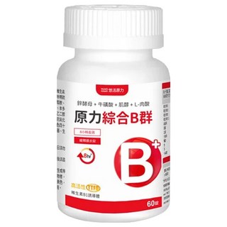 悠活原力 原力綜合維生素B群緩釋膜衣錠, 60顆, 945mg, 1罐