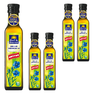Smartbio 智慧誠選 德國小太陽150年 冷壓初榨亞麻仁油, 250ml, 5瓶