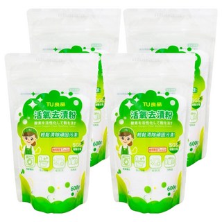 TU 良品 活氧去漬粉, 600g, 4包