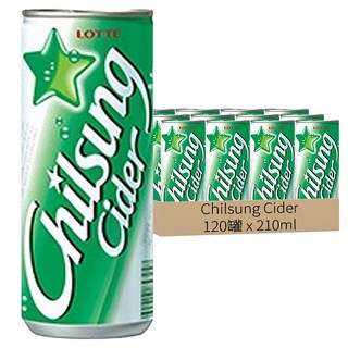 Chilsung Cider 汽水, 210ml, 120罐