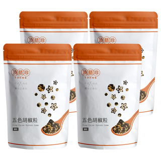 頂膳珍 五色胡椒粒, 4包, 80g