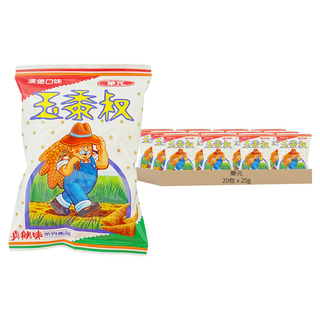 華元 玉黍叔 漢堡口味, 25g, 20包