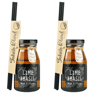 John's Blend 香氛擴香瓶 青檸羅勒香 140mL, 2件