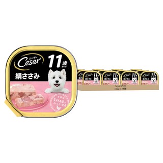 Cesar 西莎 11歲 高齡犬 熟齡餐盒 澳洲原裝進口 營養完整均衡 健康低熱量 優質鮮肉 每口都是享受 24罐, 雞肉口味, 100g