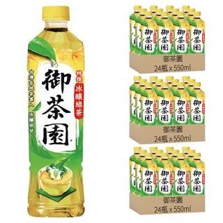 御茶園 特撰冰釀綠茶, 550ml, 72瓶