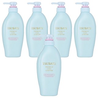 TSUBAKI 思波綺 瞬亮涼感潤髮乳 升級版 450ml 涼感修護 深層滋養 柔順亮澤 家庭號, 5瓶