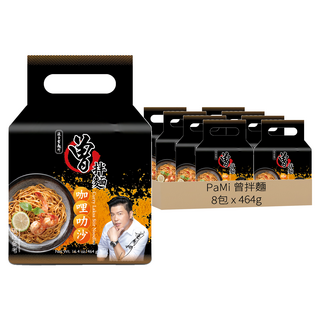 PaMi 曾拌麵 咖哩叻沙 116g, 8包