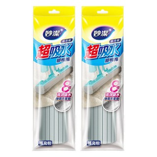 妙潔 超吸水膠棉拖 補充包, 2包