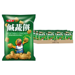 華元 鹹蔬餅, 12g, 100包