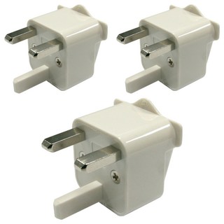 Kinyo 轉換接頭 J-16, 白色, 3個