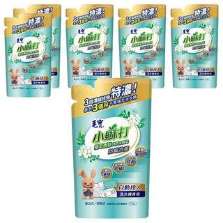 毛寶 小蘇打植萃香氛洗衣液體皂 防蟎抗菌 自動投入洗衣機專用, 6包, 700g