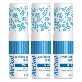 正光 精油棒鼻瞬涼 薄荷 2合1鼻吸劑, 3支