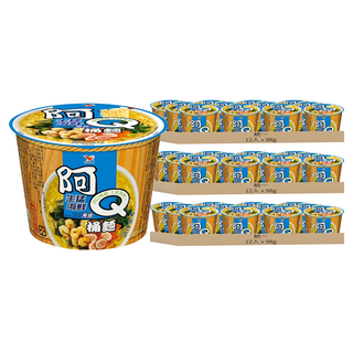 統一 阿Q桶麵 生猛海鮮風味 98g, 36入