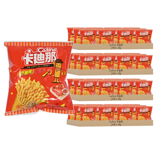 Cadina 卡迪那 德州薯條 茄汁口味, 18g, 96包